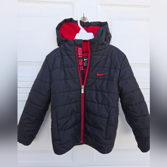 Nike Kids Black and Red Jacket - Picture 2 of 10
